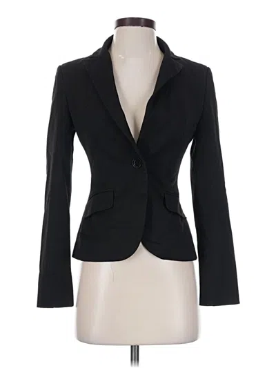 Pre-owned Express Design Studio Blazer Jacket In Black