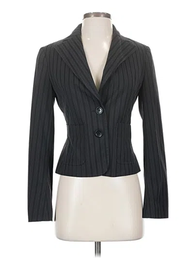 Pre-owned Express Design Studio Blazer Jacket In Gray