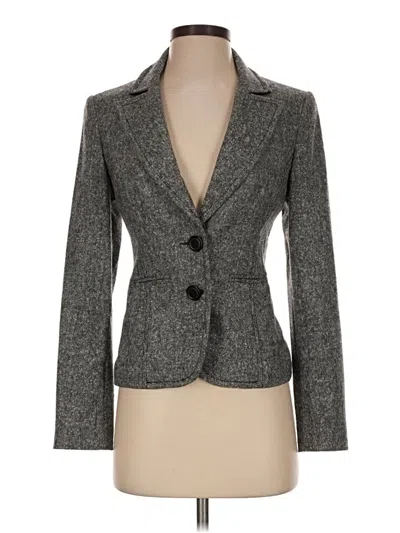 Pre-owned Express Design Studio Blazer Jacket In Gray