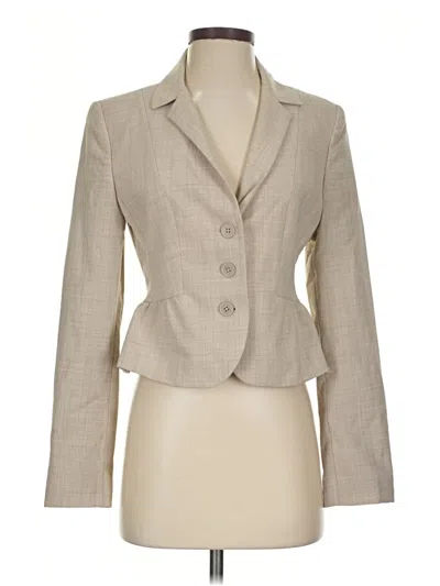 Pre-owned Express Design Studio Blazer Jacket In Tan