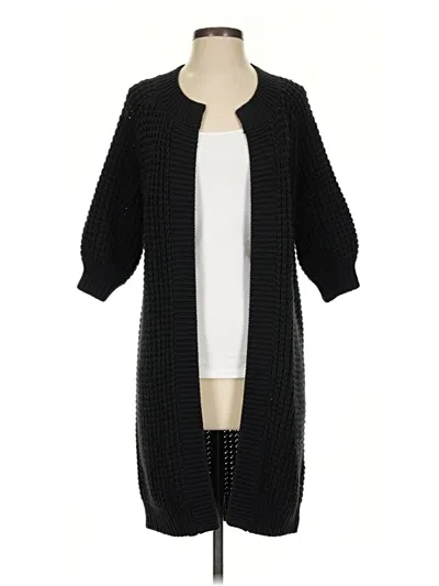 Pre-owned Express Design Studio Cardigan Sweater In Black