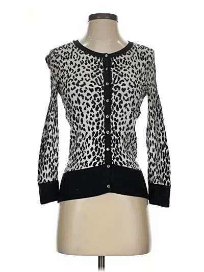 Pre-owned Express Design Studio Cardigan Sweater In Black