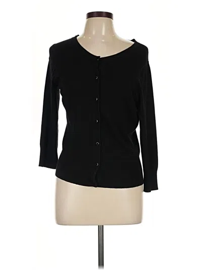 Pre-owned Express Design Studio Cardigan Sweater In Black