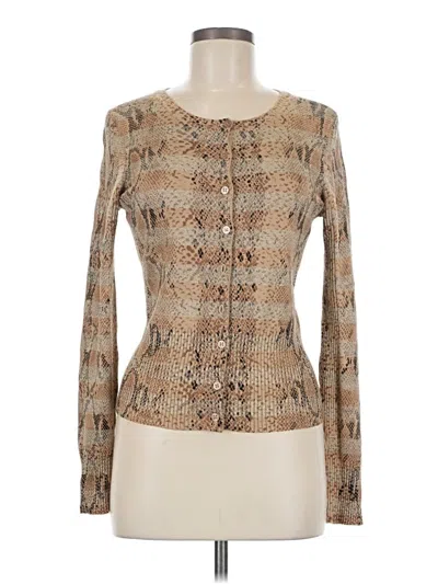 Pre-owned Express Design Studio Cardigan Sweater In Brown