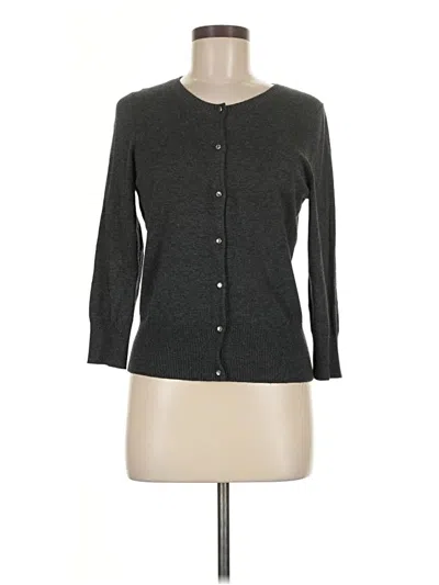 Pre-owned Express Design Studio Cardigan Sweater In Gray