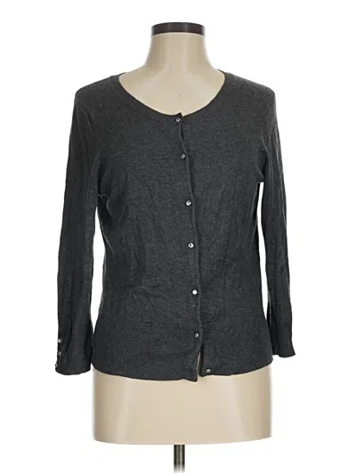 Pre-owned Express Design Studio Cardigan Sweater In Gray