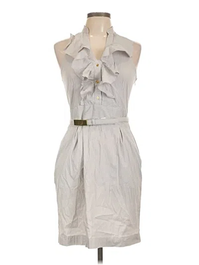 Pre-owned Express Design Studio Casual Dress In Gray