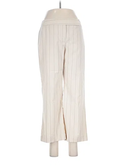Pre-owned Express Design Studio Casual Pants In Ivory