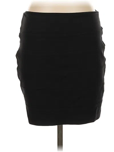 Pre-owned Express Design Studio Casual Skirt In Black