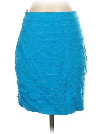 Pre-owned Express Design Studio Casual Skirt In Blue