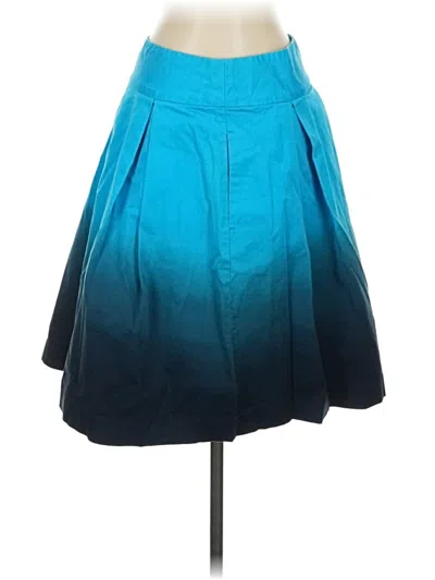 Pre-owned Express Design Studio Casual Skirt In Blue