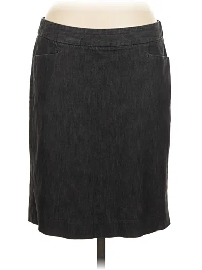 Pre-owned Express Design Studio Casual Skirt In Gray