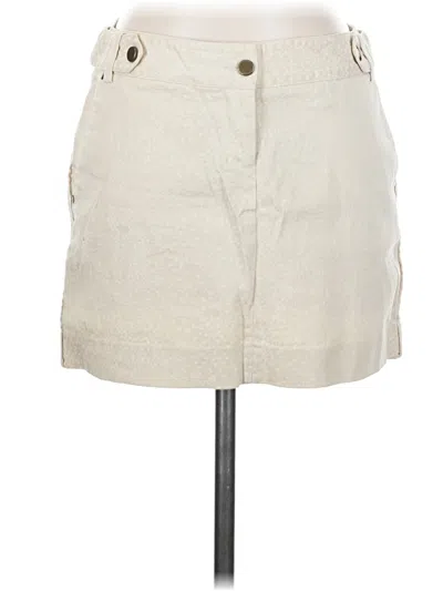 Pre-owned Express Design Studio Casual Skirt In Ivory