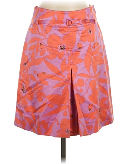 Pre-owned Express Design Studio Casual Skirt In Orange