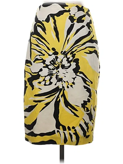 Pre-owned Express Design Studio Casual Skirt In Yellow