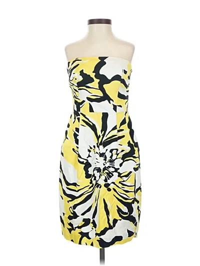 Pre-owned Express Design Studio Cocktail Dress In Yellow