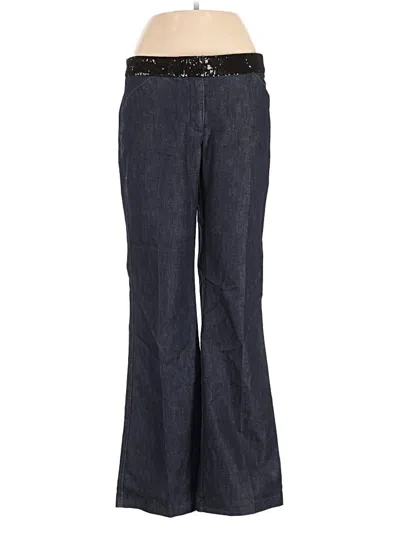 Pre-owned Express Design Studio Dress Pants In Blue