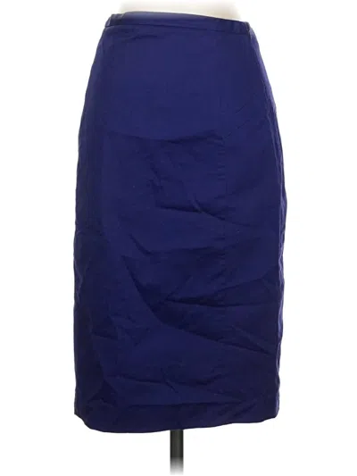 Pre-owned Express Design Studio Formal Skirt In Blue