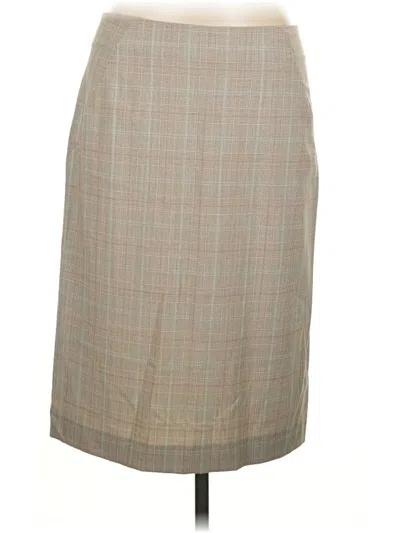 Pre-owned Express Design Studio Formal Skirt In Brown