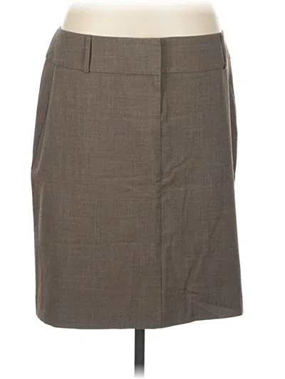 Pre-owned Express Design Studio Formal Skirt In Brown