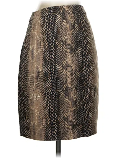 Pre-owned Express Design Studio Formal Skirt In Brown