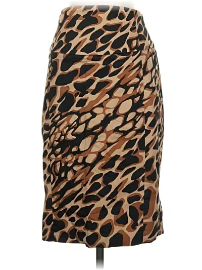 Pre-owned Express Design Studio Formal Skirt In Brown