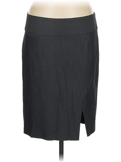 Pre-owned Express Design Studio Formal Skirt In Gray