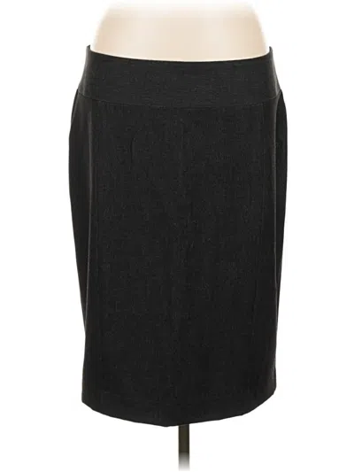 Pre-owned Express Design Studio Formal Skirt In Gray
