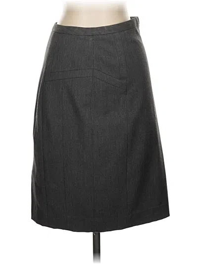 Pre-owned Express Design Studio Formal Skirt In Gray