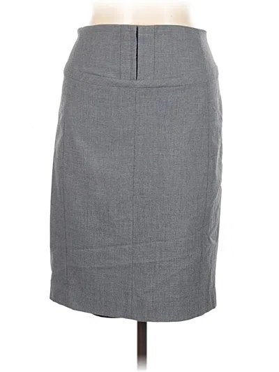 Pre-owned Express Design Studio Formal Skirt In Gray
