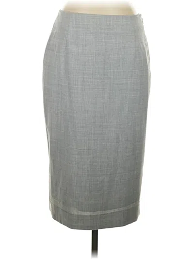 Pre-owned Express Design Studio Formal Skirt In Gray
