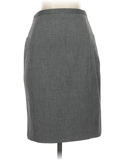 Pre-owned Express Design Studio Formal Skirt In Gray