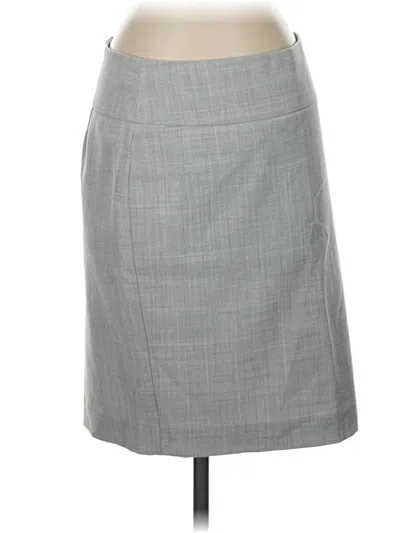 Pre-owned Express Design Studio Formal Skirt In Gray