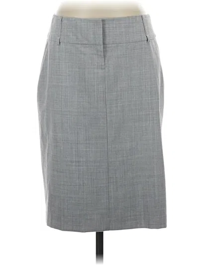 Pre-owned Express Design Studio Formal Skirt In Gray