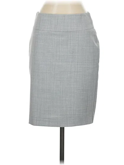 Pre-owned Express Design Studio Formal Skirt In Gray