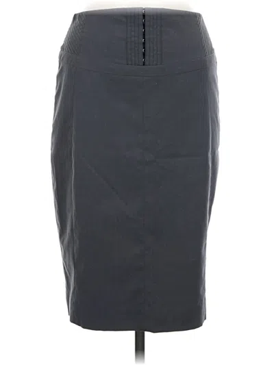 Pre-owned Express Design Studio Formal Skirt In Gray