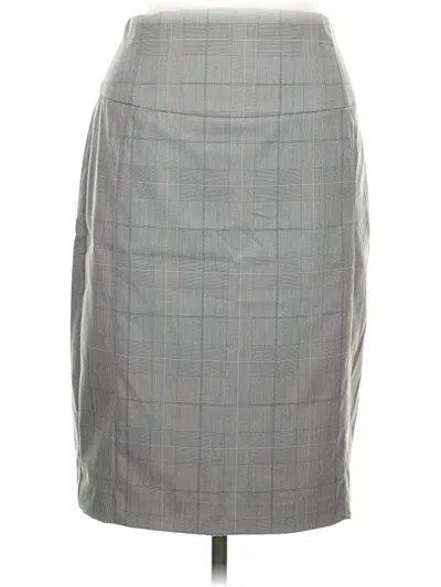 Pre-owned Express Design Studio Formal Skirt In Gray