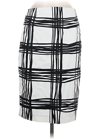 Pre-owned Express Design Studio Formal Skirt In White