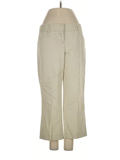 Pre-owned Express Design Studio Khaki Pant In Ivory