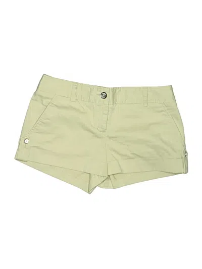 Pre-owned Express Design Studio Khaki Shorts In Green