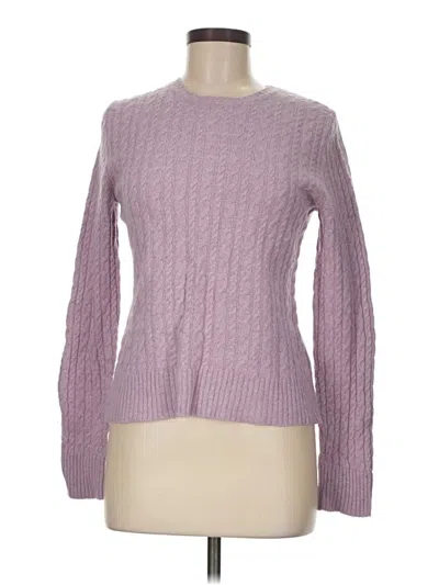 Pre-owned Express Design Studio Pullover Sweater In Purple