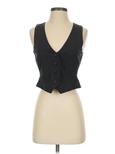 Pre-owned Express Design Studio Sleeveless Blouse In Black