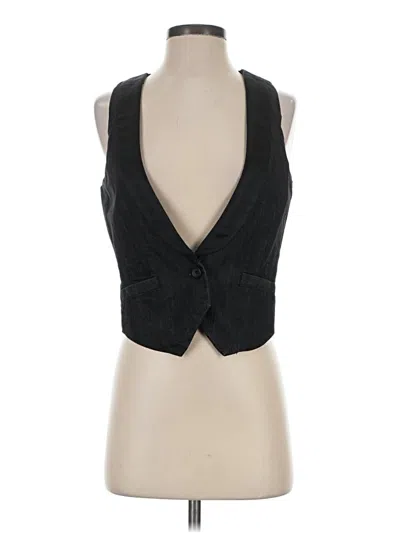 Pre-owned Express Design Studio Sleeveless Blouse In Black