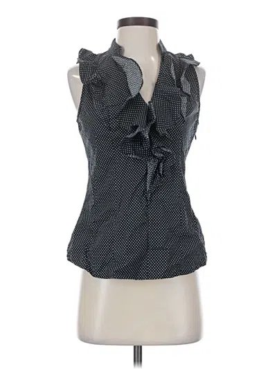 Pre-owned Express Design Studio Sleeveless Blouse In Gray