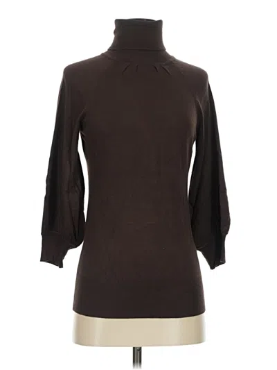 Pre-owned Express Design Studio Turtleneck Sweater In Brown