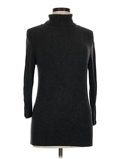 Pre-owned Express Design Studio Turtleneck Sweater In Gray