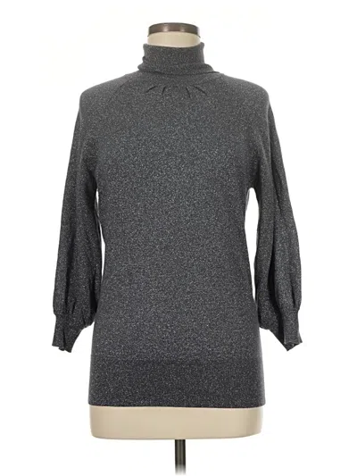 Pre-owned Express Design Studio Turtleneck Sweater In Gray