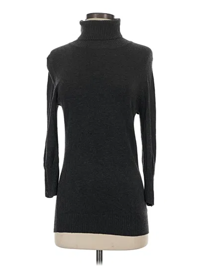 Pre-owned Express Design Studio Turtleneck Sweater In Gray