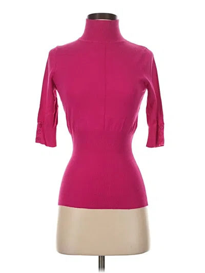 Pre-owned Express Design Studio Turtleneck Sweater In Pink