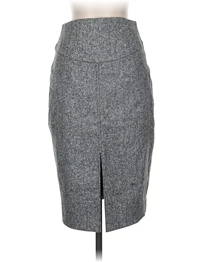 Pre-owned Express Design Studio Wool Skirt In Gray